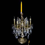 Бронзовая настольная лампа Луиза №5/2 журавлик в Самаре