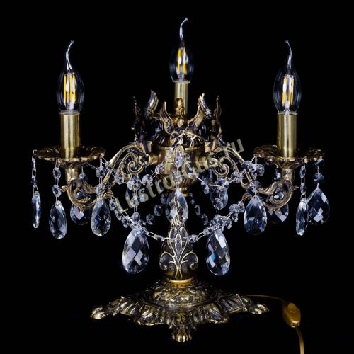 Бронзовая настольная лампа Муза №3 баден в Самаре Гусь Хрустальный