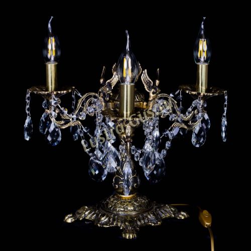 Бронзовая настольная лампа Муза №3 баден в Самаре Гусь Хрустальный