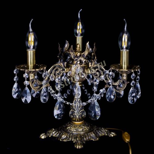 Бронзовая настольная лампа Муза №3 лучик в Самаре Бронзовая настольная лампа Муза №3 лучик в Самаре