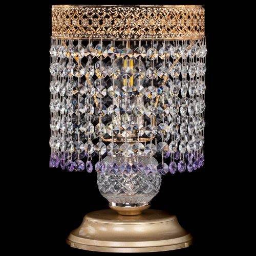 Настольная лампа Венеция №1 мини фиолетовая в Самаре Гусь Хрустальный