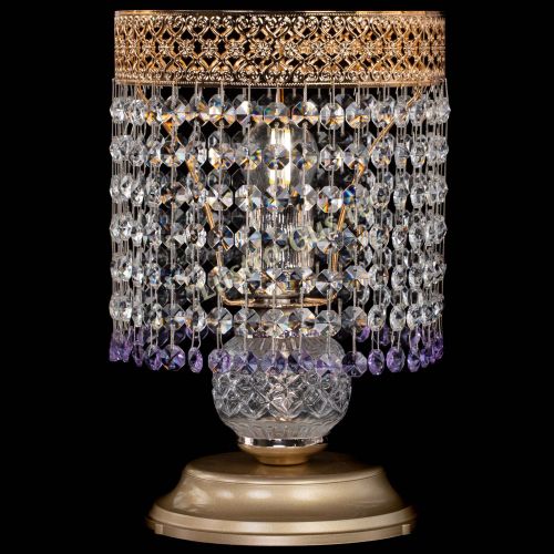 Настольная лампа Венеция №1 мини фиолетовая в Самаре Гусь Хрустальный