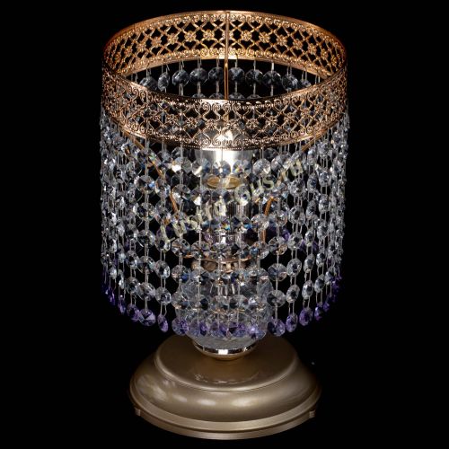Настольная лампа Венеция №1 мини фиолетовая в Самаре Гусь Хрустальный