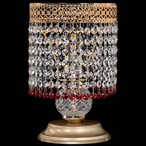 Настольная лампа Венеция №1 мини красная в Самаре Гусь Хрустальный