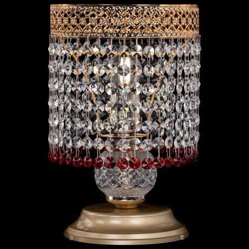 Настольная лампа Венеция №1 мини красная в Самаре Гусь Хрустальный