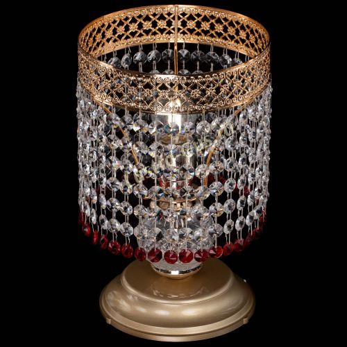 Настольная лампа Венеция №1 мини красная в Самаре Гусь Хрустальный