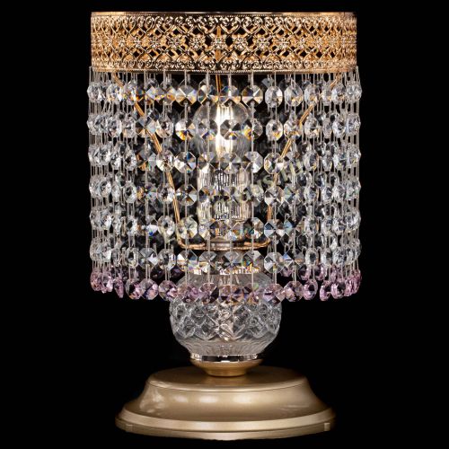 Настольная лампа Венеция №1 мини розовая в Самаре Гусь Хрустальный