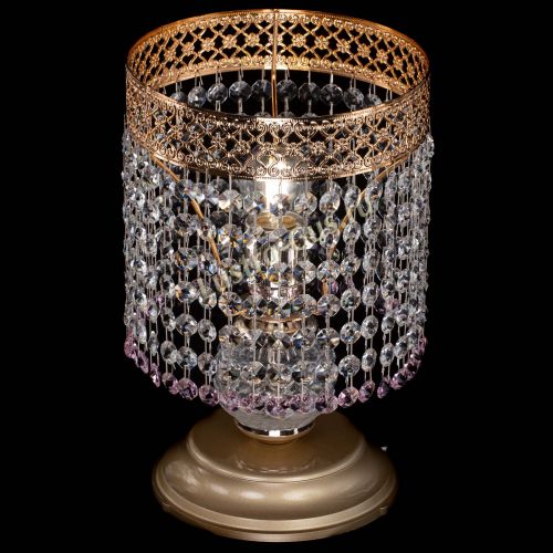 Настольная лампа Венеция №1 мини розовая в Самаре Гусь Хрустальный