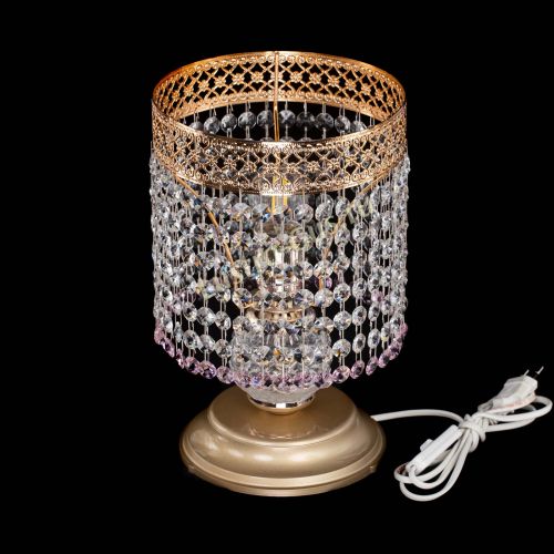 Настольная лампа Венеция №1 мини розовая в Самаре Гусь Хрустальный