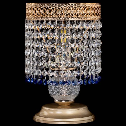 Настольная лампа Венеция №1 мини синяя в Самаре Гусь Хрустальный