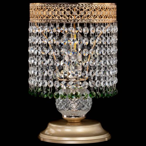 Настольная лампа Венеция №1 мини зеленая в Самаре Гусь Хрустальный