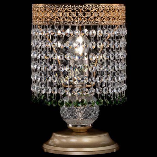 Настольная лампа Венеция №1 мини зеленая в Самаре Гусь Хрустальный