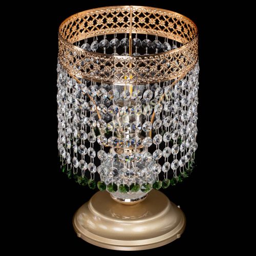 Настольная лампа Венеция №1 мини зеленая в Самаре Гусь Хрустальный