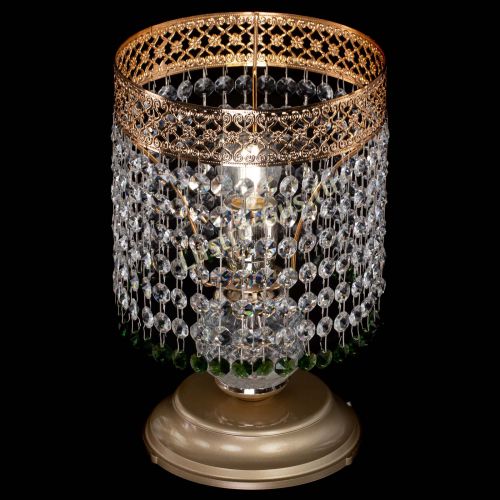 Настольная лампа Венеция №1 мини зеленая в Самаре Гусь Хрустальный