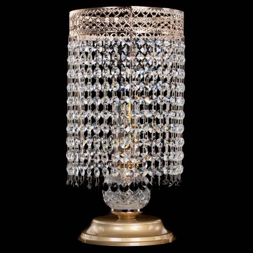 Настольная лампа Венеция оптикон №1 черная в Самаре Гусь Хрустальный