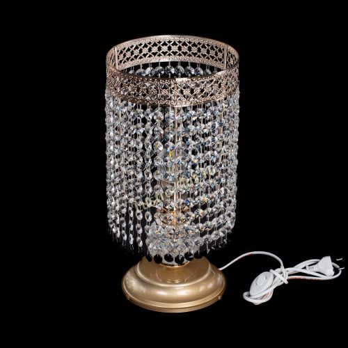 Настольная лампа Венеция оптикон №1 черная в Самаре Гусь Хрустальный