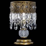 Настольная лампа Восток с пластинками под бронзу Черная в Самаре