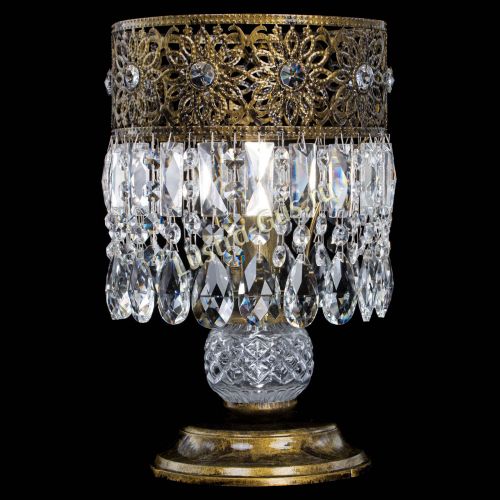 Настольная лампа Восток с пластинками под бронзу в Самаре Гусь Хрустальный