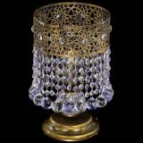 Настольная лампа Восток с шарами под бронзу Фиолетовая в Самаре