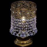 Настольная лампа Восток с шарами под бронзу Фиолетовая в Самаре