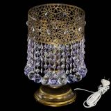 Настольная лампа Восток с шарами под бронзу Фиолетовая в Самаре