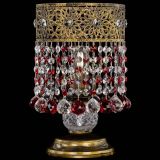 Настольная лампа Восток с шарами под бронзу Красная в Самаре