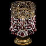 Настольная лампа Восток с шарами под бронзу Красная в Самаре