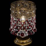 Настольная лампа Восток с шарами под бронзу Красная в Самаре