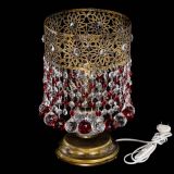 Настольная лампа Восток с шарами под бронзу Красная в Самаре