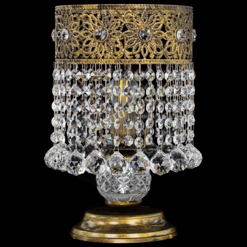 Настольная лампа Восток с шарами под бронзу в Самаре Гусь Хрустальный