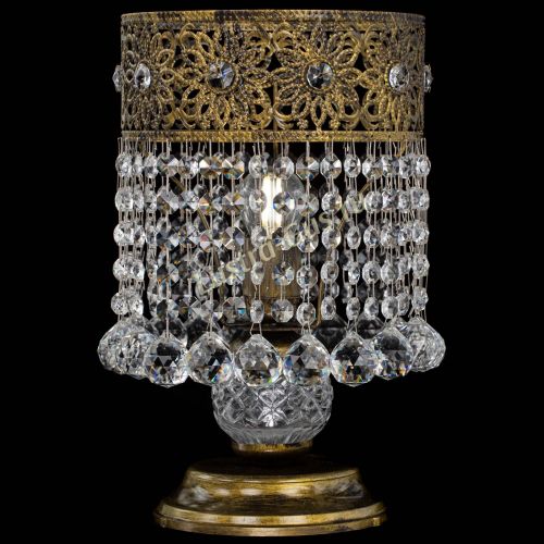 Настольная лампа Восток с шарами под бронзу в Самаре Гусь Хрустальный