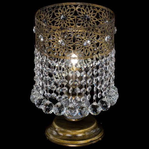 Настольная лампа Восток с шарами под бронзу в Самаре Гусь Хрустальный