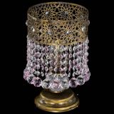 Настольная лампа Восток с шарами под бронзу Розовая в Самаре