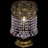 Настольная лампа Восток с шарами под бронзу Розовая в Самаре