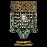 Настольная лампа Восток с шарами под бронзу Зеленая в Самаре