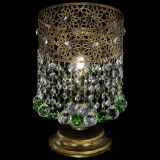 Настольная лампа Восток с шарами под бронзу Зеленая в Самаре