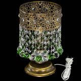 Настольная лампа Восток с шарами под бронзу Зеленая в Самаре