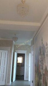 Люстра Хрустальные брызги с подвесом журавлик черный в Самаре отзыв и фото покупателя