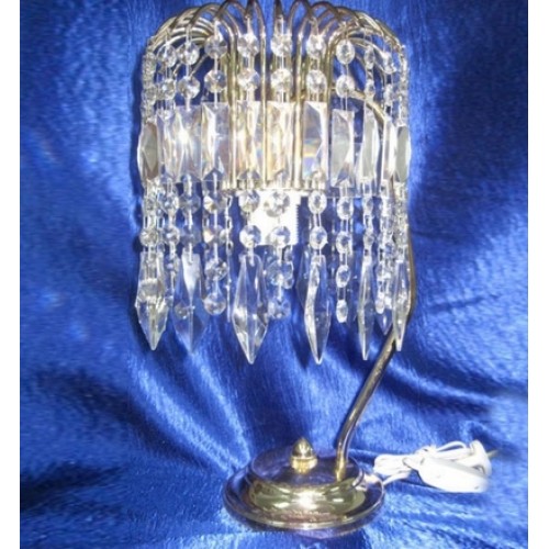 Лампа настольная Каскад Перо пласт в Самаре Гусь Хрустальный