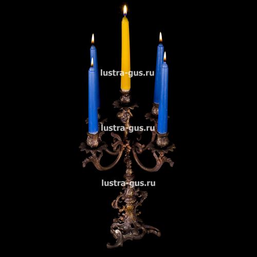 Подсвечник Изабелла ангел 5 свечей в Самаре Гусь Хрустальный