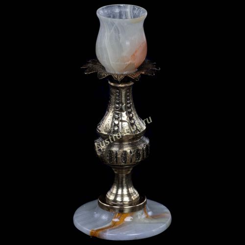 Подсвечник бронзовый Оникс №1 в Самаре Подсвечник бронзовый Оникс №1 в Самаре