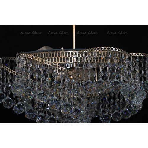 Люстра Космос 3 лампы с подвесом шар в Самаре Гусь Хрустальный