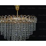 Люстра Капель Лепесток обтикон подвесная (собрана под конус) в Самаре