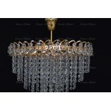 Люстра Капель Лепесток обтикон подвесная (собрана под конус) в Самаре