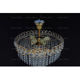 Люстра Капель Лепесток обтикон подвесная (собрана под конус) в Самаре