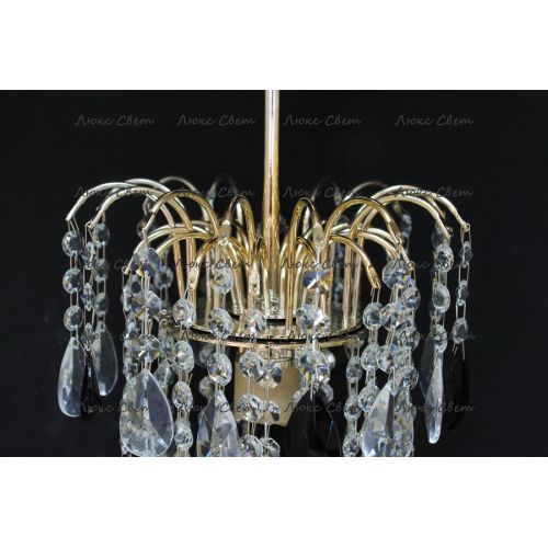 Люстра Зима журавлик черная в Самаре Гусь Хрустальный