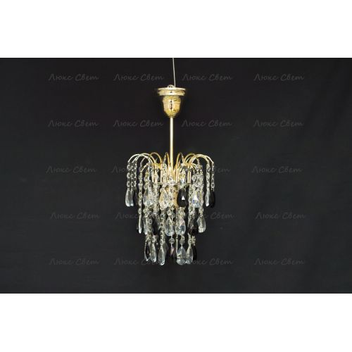 Люстра Зима журавлик черная в Самаре Гусь Хрустальный