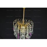 Люстра Зима журавлик фиолетовая в Самаре