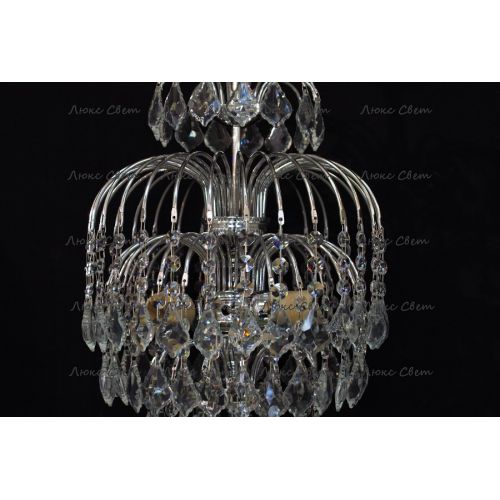 Люстра Хрустальные брызги с подвесом дубик в Самаре Гусь Хрустальный