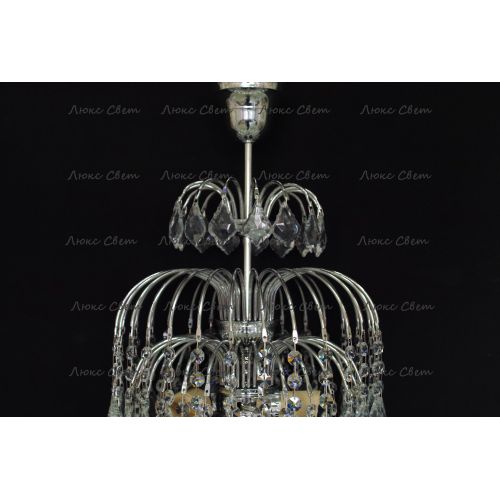 Люстра Хрустальные брызги с подвесом дубик в Самаре Гусь Хрустальный